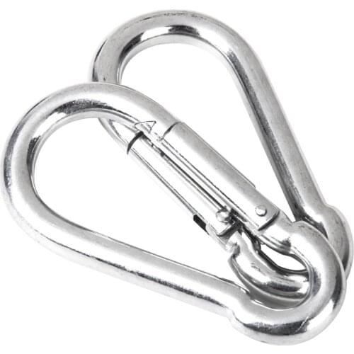 2pcs HARDWARE Spring Clip Snap Hooks Swing Seat Connector Playground Trapeze