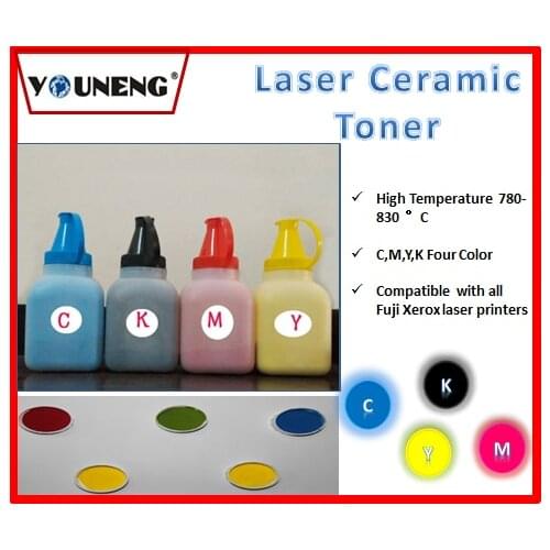4 Colors/set Toner Powder Compatible For xerox 6510 6500 215 color copier CMYK 100g/color 400g