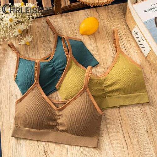 Wireless Bralette Tube Top Women Padded Sport Bra Push Up Underwear Lingerie Female Brassiere