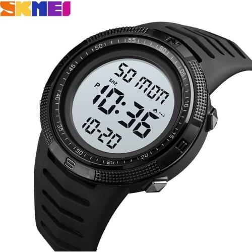 LED Digital Outdoor Sports Watch Men 50M Waterproof Mens Watches New Fashion Casual Multifunction Student Wrist watches SKMEI