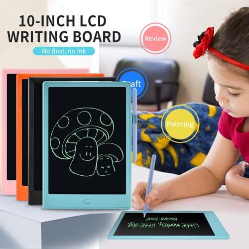 10 Inch Kids Drawing Toys LCD Writing Tablet Digital Memo Graphic Board Electronic Handwriting Pad With Pen For Children Gift