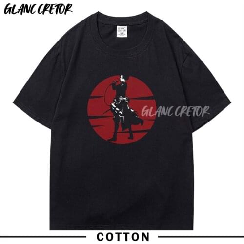 Harajuku Attack on Titan Anime Street Outdoor T Shirt Printed Short Sleeve Tshirts Summer Cool Top Men Cotton Tshirt