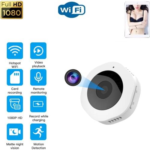 1080P HD Home Security Protection Surveillance Camera Wifi Mini Camera APP Remote Monitor Voice&Video Recording Micro Camcorder