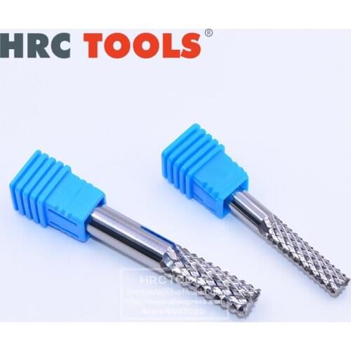 3.175mm 4mm Good Qualtiy Tungsten Steel Carbide End Mill Engraving Corn Teeth Bits CNC PCB Rotary Burrs Milling Cutter Drill Bit