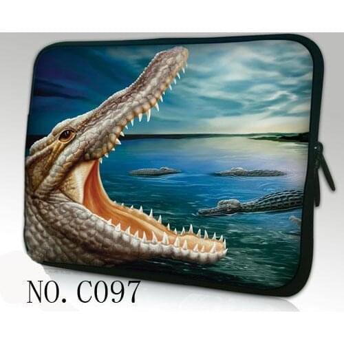 Crocodile Laptop Bag 13.3 14 15.6 17.3 Inch Waterproof Notebook Bag for Macbook Air Pro 13 15 Computer Handbag Briefcase Bag