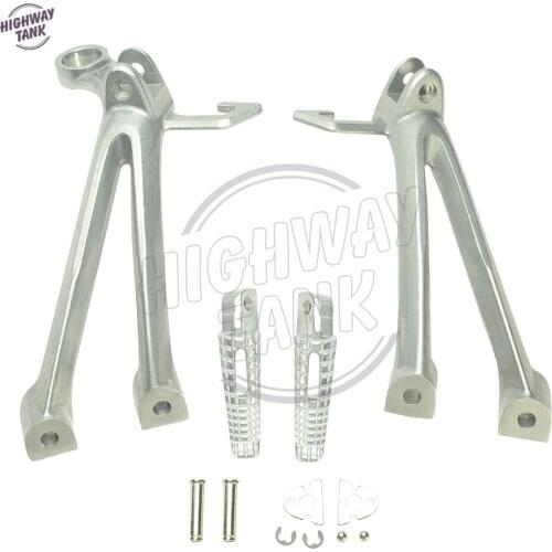 Motorcycle Rear Passenger Foot Pegs Footrest Bracket Motor Foot Rest Pedal case for Suzuki GSXR 600 750 2011 2012 2013