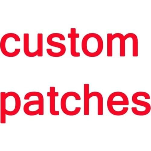 Custom Personalized Embroidered Embroidery Iron On Patch With Glue On The Back Side