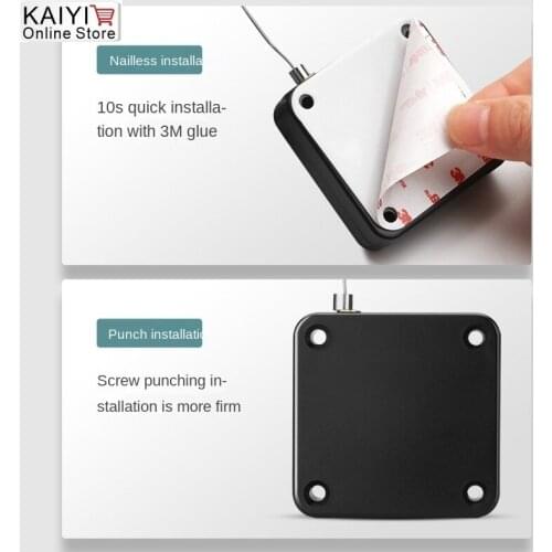 New 1500g Automatic Door Closer Multipurpose No Punch Door Sticker Installation Tension Closing Device Furniture Hardware