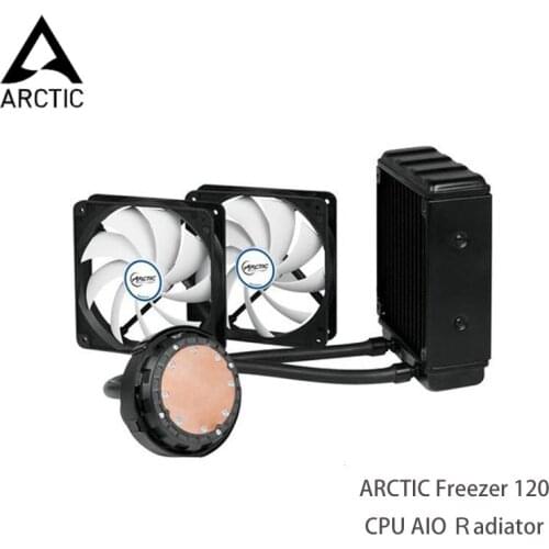 ARCTIC CPU AIO Cooler For Intel 2011(-3),1150,1151,1155,1156/AMD AM2(+),AM3(+),FM1,FM2(+),CPU Radiator 2XF12 Fan PWM Heat Sink