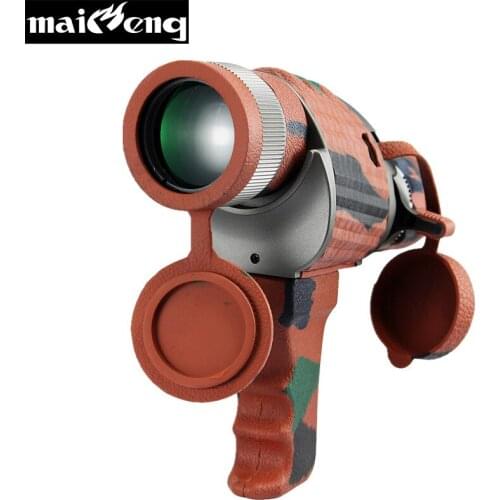 8X40 Handheld Monocular Powerful Telescope Wide-angle Large Eyepiece Binoculars monocular for Camping Hunting with Free handle