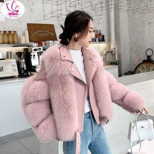 SUSOLA Women's Jackets With Fur