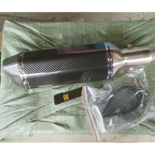 Universal Motocycle Silver Exhaust Escape Modified Muffler Pipe DB killer For ktm duke 125 390 msx125 xmax pcx125 nmax 125