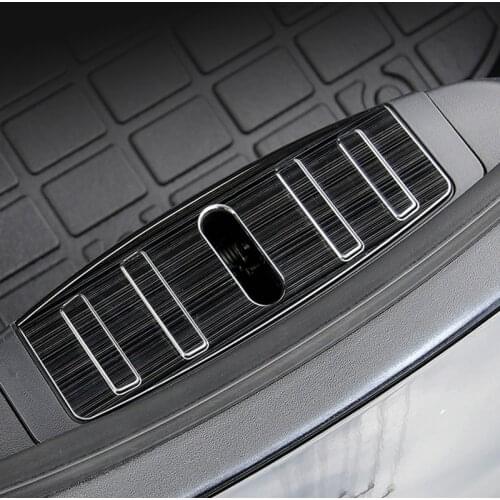 Stainless Steel Front Box Luggage Bumper Protection Patch for Tesla Model 3 Front Trunk Stickers Decoration Accessories