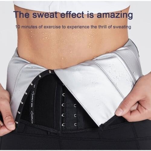Women Body Shaper Waist Cinchers Back Support Sweat Crazier Slimming Silver Belt-Sport Girdle Belt Weight Loss Women Underwear