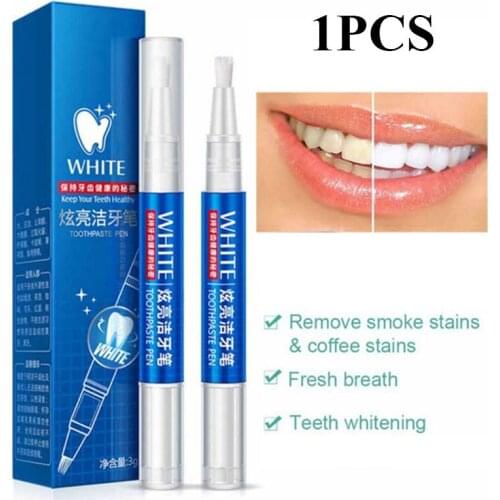 1Pcs Natural Teeth White Gel Pen Oral Care Remove Stains Tooth Cleaning Oral Hygiene Care Teeth Whitener