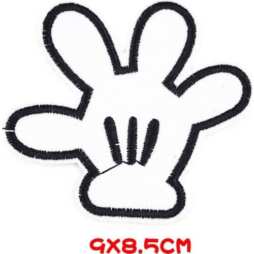 1PCS Cute Cartoon Hand Iron on Patch Sewing on Embroidered Applique Fabric Badge Clothes Apparel Sticker DIY Cothes Accessories