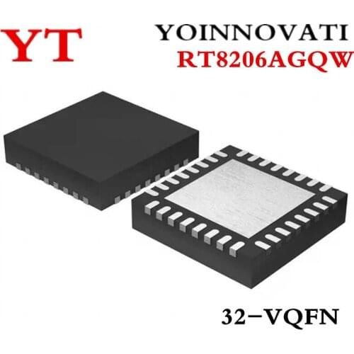 10pcs/lot RT8206AGQW RT8206 8206 QFN32 CTRLR SMPS STPDN DUAL IC Best quality