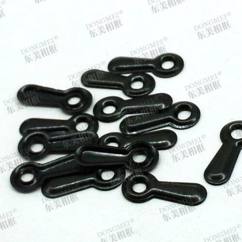 1000 pcs S backplane loop arc suspended iron frame metal seeds back cross fixed rust photo frame accessories