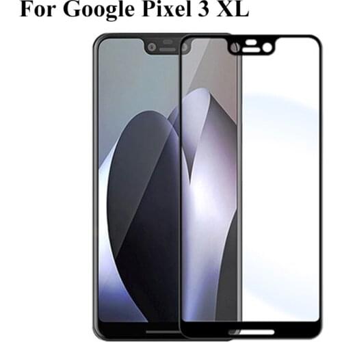 3PCS 9H Full body Screen Protector For Google Pixel 3 XL 3XL Full Cover Protective Film Tempered Glass For Google Pixel 3 XL
