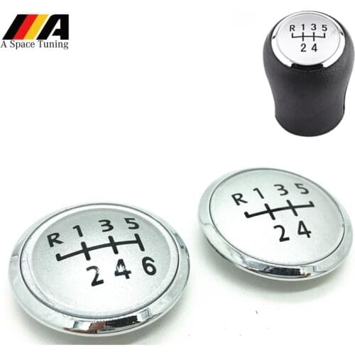 5/6 Speed Car Styling MT Gear Shift Knob Stick Cover Cap Emblem Badge Case For Volkswagen VW Transport T5 T5.1 Gp 2003-2011