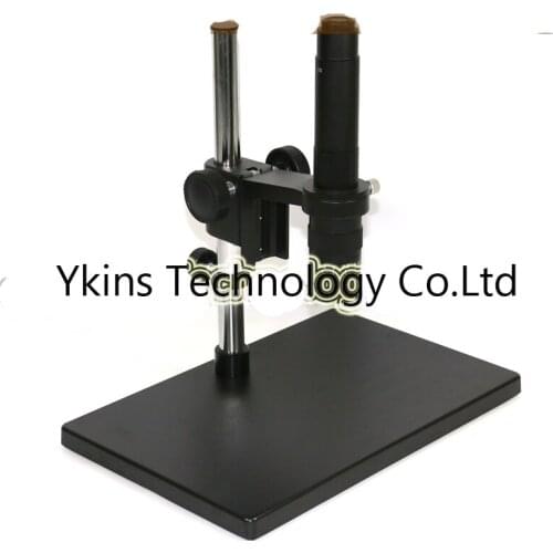 50MM diameter ring Universal bracket Big Size Adjustable table Stand Holder+180X 300X C-Mount lens Industry Microscope Camera