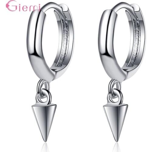 New Arrival 925 Sterling Silver Black Gothic Earrings For Women Girls Trendy 2020 Anniversary Gift Wholesale