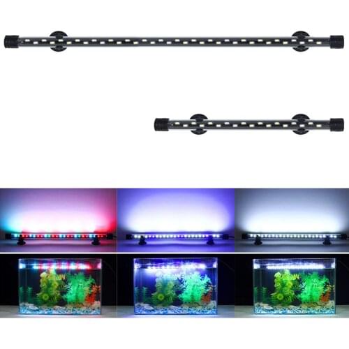 Aquarium Light LED Waterproof Fish Tank Light Underwater Fish Lamp Aquariums Decor Lighting Plant Lamp 28-58CM 90-260V 5730chip