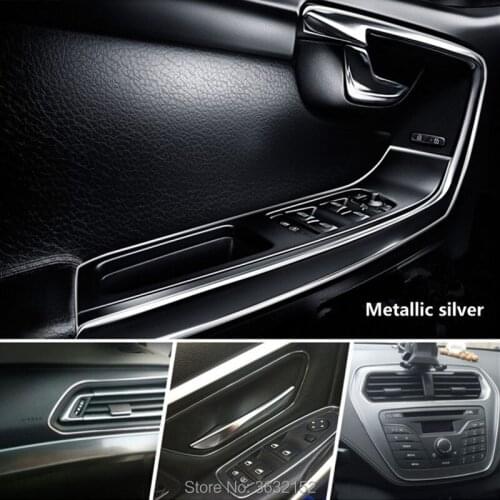 Car Styling Interior Decorative Thread Sticker Decoration Strip Accessories for Nissan qashqai tiida almera juke primera x-trail