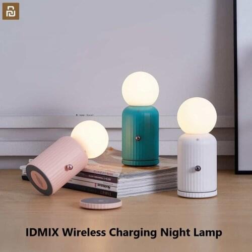 Mijia IDMIX Wireless Charging Night Lamp Desktop Night Light With Wireless Charger Base Support Mobile Phone Fast Charging