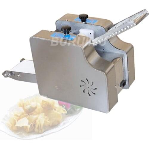 Electric Pastas Dumpling Wrapper Machine Rolling Pressing Gyoza Skin Maker Round Square Model Wonton Ravioli Making Manufacturer