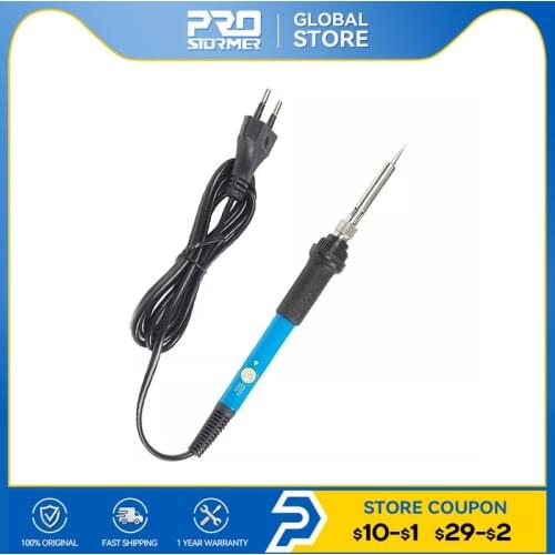 60W Electric Soldering Iron Temperature Adjustable Soldering Iron Fast Heating Lightweight Handle Welding Tools By PROSTOEMER