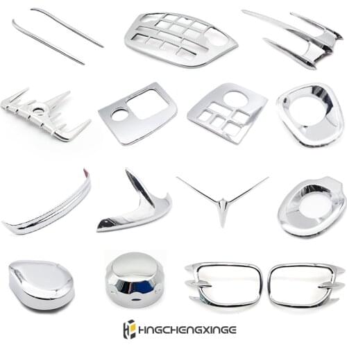 Chrome Indicator Edge Accent Cover Case Decal For Honda Goldwing GL1800 2001-2011 ABS Plastic Chrome Modified Parts