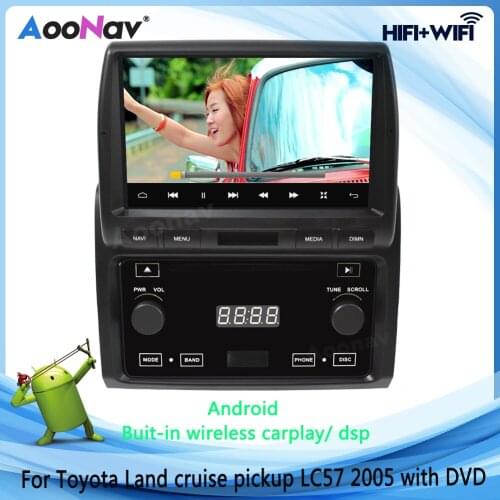 IPS Scree Android Stereo Car RadioFor Toyota Pickup LC57 2005 with DVD GPS Navigation DVD Multimedia Head Unit Player