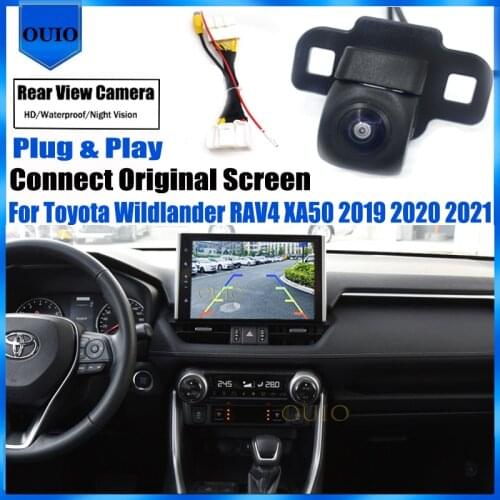 Original Screen Video Input Rear View Camera For Toyota RAV4 RAV 4 XA50 2019 2020 2021 NEW RAV4 Reverse Back Up Parking Camera