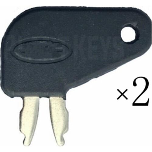 2pc Key For CAT For Caterpillar Heavy Equipment Master Disconnect Key #8398 8H-5306