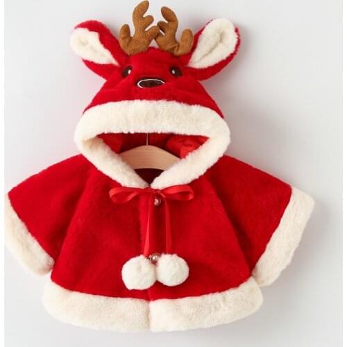 Baby Jackets Baby Toddler Infant Girls Clothes Cute Fleece 2021 Winter Warm Coat Outerwear Cloak Jacket Kids Cute Coat Clothes