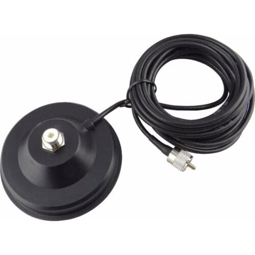 M5-PL259 diameter 9CM magnet 5M feeder cable PL259 Magnet mount Car antenna base for TH-9800 BJ-218 BJ-318 KT-8900D Car Radio
