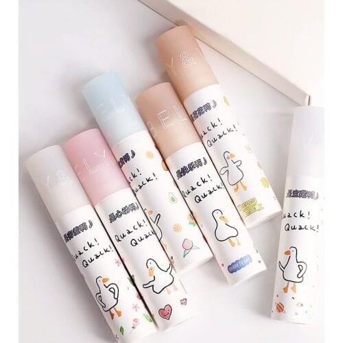 Cute Matte Velvet Fog Surface Lipstick Waterproof Nonstick Cup Non Dry Lip Gloss Cream Texture Smooth Lip Tint Cosmetics