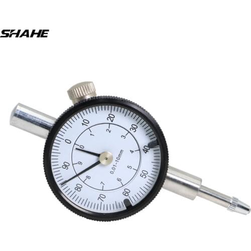 SHAHE 0-10 mm MINI dial indicator Metric dial indicator gauge 0.01 mm measuring tools dial indicator