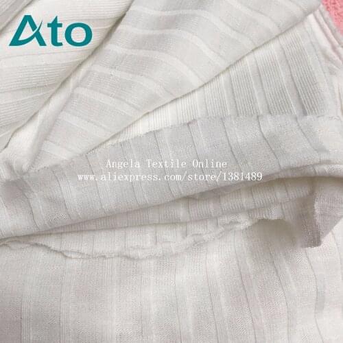 Soft Stretchy Striped Knitted Fabrics , 8 colors for choose, for patchwork T-shirt dolls clothes newborn photography props