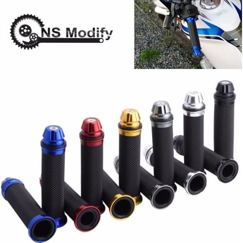 NS Modify 22MM 7/8" Motorcycle Handle CNC Racing Handle Bar Grip Universal For Kawasaki Honda Yamaha KTM Suzuki Benelli Ducati