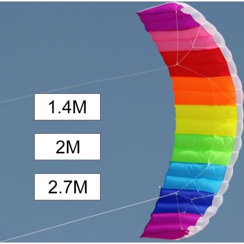 Portable Kitesurfing Trainer Kite, Adults Older Kids Beach Summer Stunt Power Kites Flying Wing Outside Toys Sport Games