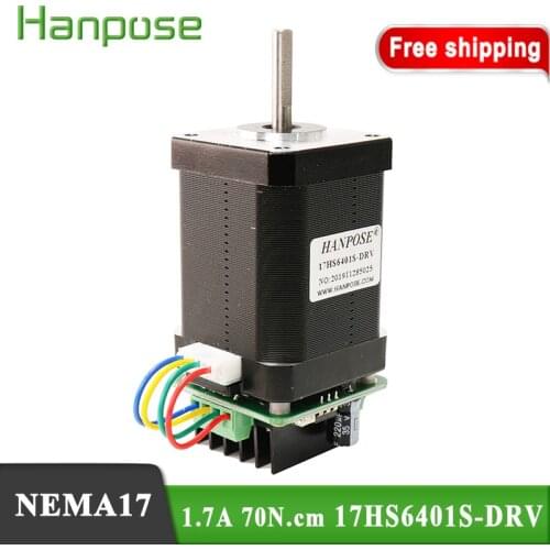 Nema17 integrated stepper motor drive 42x60mm 1.7A 70N.cm 17HS6401S-DRV integrated machine suitable For beauty medical machine