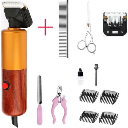 200W Professional Dog Hair Trimmer High Power Grooming Kit Pets Animals Cat High Quality Clipper Pets Haircut Shaver Machine