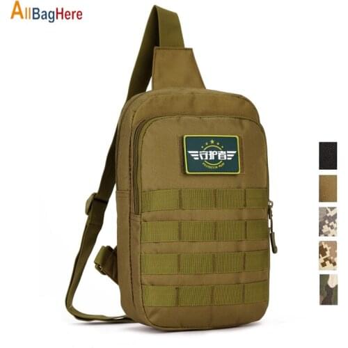 Tactical Chest Bag 10 inches tablet PC Waterproof Nylon Military Travel Bags Outdoor Sports Messenger Cycling Camping Hiking Bag