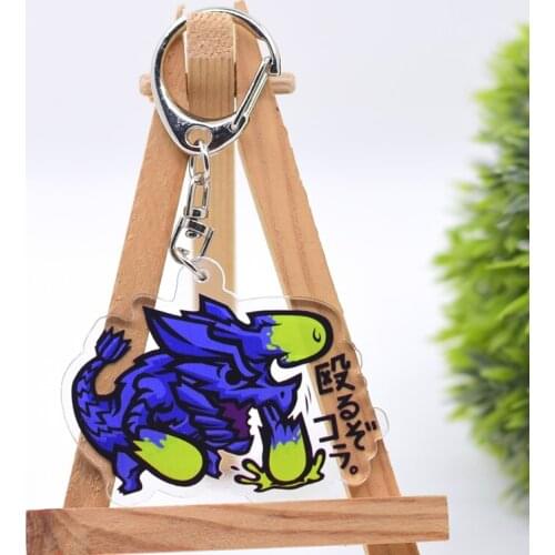 WL0876 Chibi Keychain Acrylic Cartoon Keyring Accessories