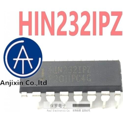 10pcs 100% orginal new real stock Transceiver HIN232IPZ HIN232IP HIN232 DIP-16