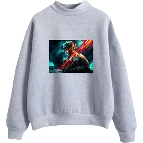 2021 Harajuku HIP HOP Battlefield 2042 2D Print Hooded Women/Men popular Clothes Harajuku Casual High collar hoodies