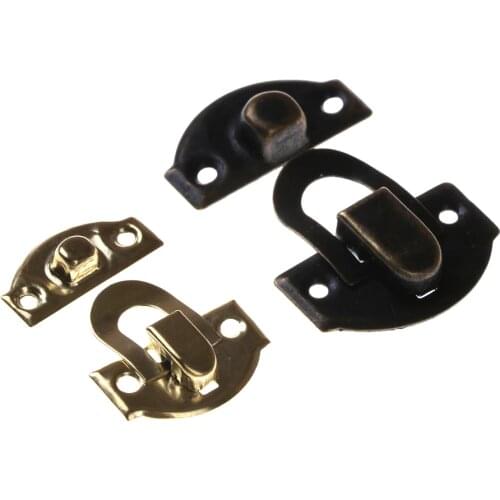 4 pcs/lot Jewelry Chest Box Suitcase Case Trunk Buckles Toggle Hasp Latch Catch Clasp 26X29MM Bronze Gold