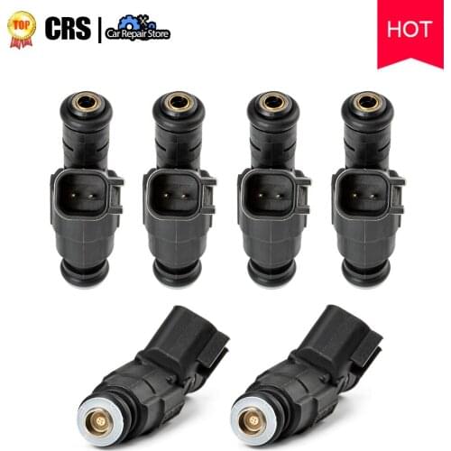 6Pcs Fuel injector 4 Hole For 1999-2004 Jeep Cherokee Grand Cherokee 0280155784 04669938AA 4854181 Car Parts